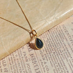 Colgante 'Aurora' Ónix S925 & Baño de Oro 18K