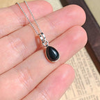 Colgante 'Aurora' Ónix y Plata de Ley 925