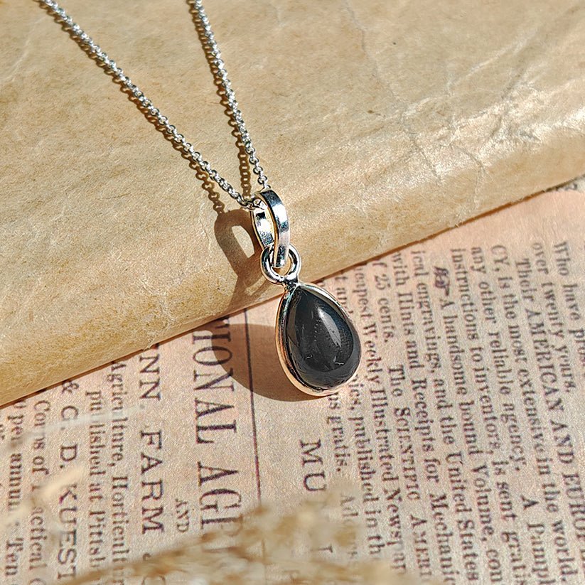 Colgante 'Aurora' Ónix y Plata de Ley 925