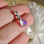 Colgante 'Aurora' Piedra de Luna y Plata de Ley 925