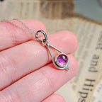 Colgante 'Calliope ' Amatista y Plata de Ley 925