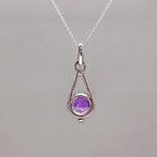 Colgante 'Calliope ' Amatista y Plata de Ley 925