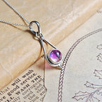 Colgante 'Calliope ' Amatista y Plata de Ley 925