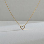 Colgante Corazon con zircones