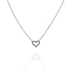 Colgante Corazon con zircones