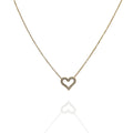 Colgante Corazon con zircones