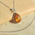 Colgante 'Danu' Ojo de Tigre y Plata de Ley 925