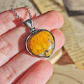 Colgante de Jaspe Abejorro y Plata de Ley 925 - Vitalidad · Enfoque · Transformación interior