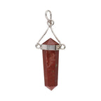 Colgante de Jaspe Rojo Biterminado