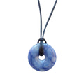 Colgante Donut de Cuarzo Azul