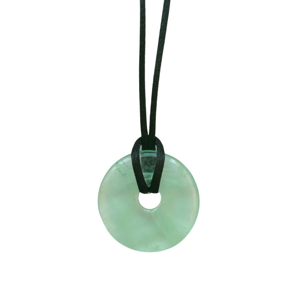 Colgante Donut de Fluorita Verde