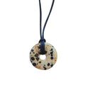 Colgante Donut de Jaspe Dálmata
