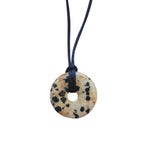 Colgante Donut de Jaspe Dálmata