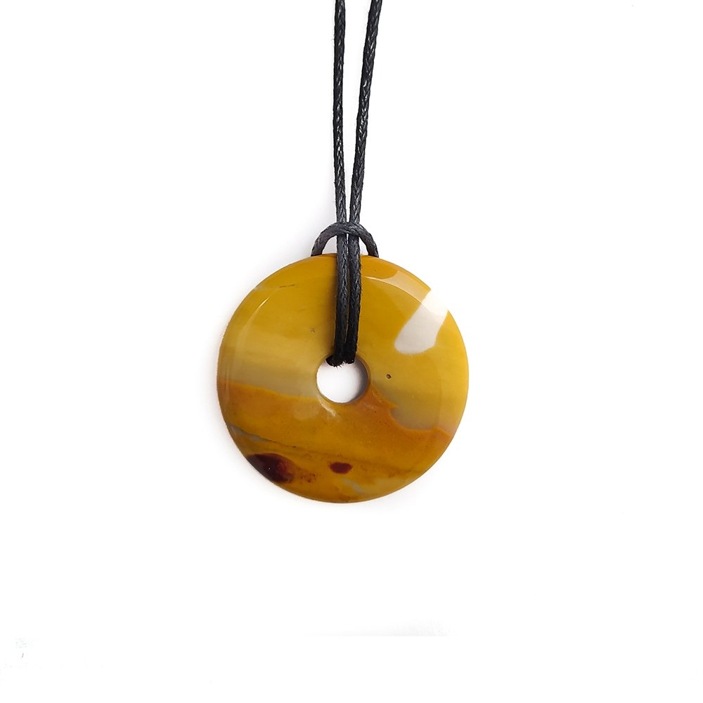 Colgante Donut de Jaspe Mokaita