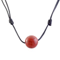 Colgante Esfera de Jaspe Rojo
