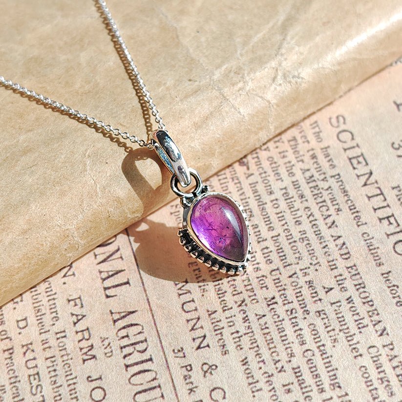 Colgante 'Ishtar' Amatista y Plata de Ley 925