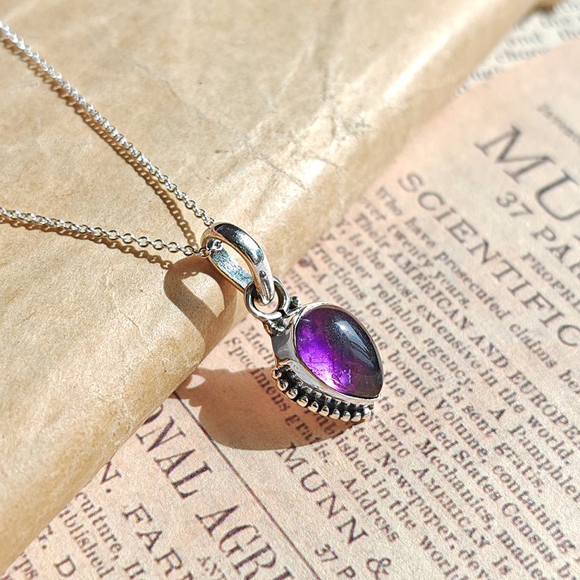 Colgante 'Ishtar' Amatista y Plata de Ley 925