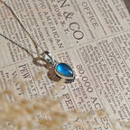 Colgante 'Ishtar' Labradorita y Plata de Ley 925