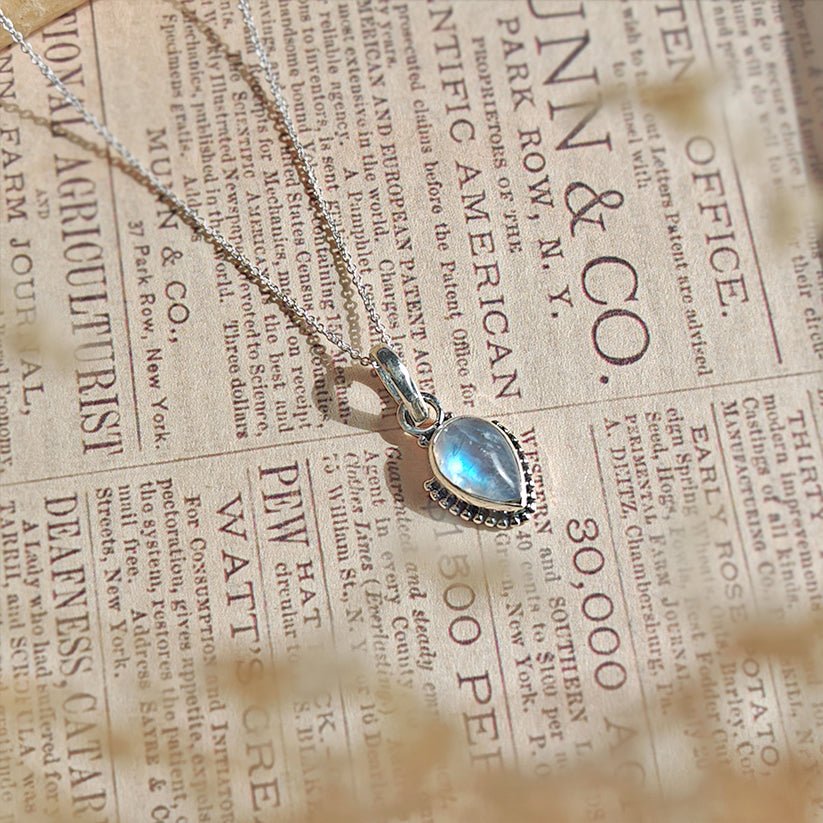 Colgante 'Ishtar' Piedra de Luna y Plata de Ley 925