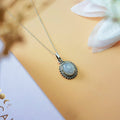 Colgante Jaipur Piedra de Luna y Plata de Ley 925