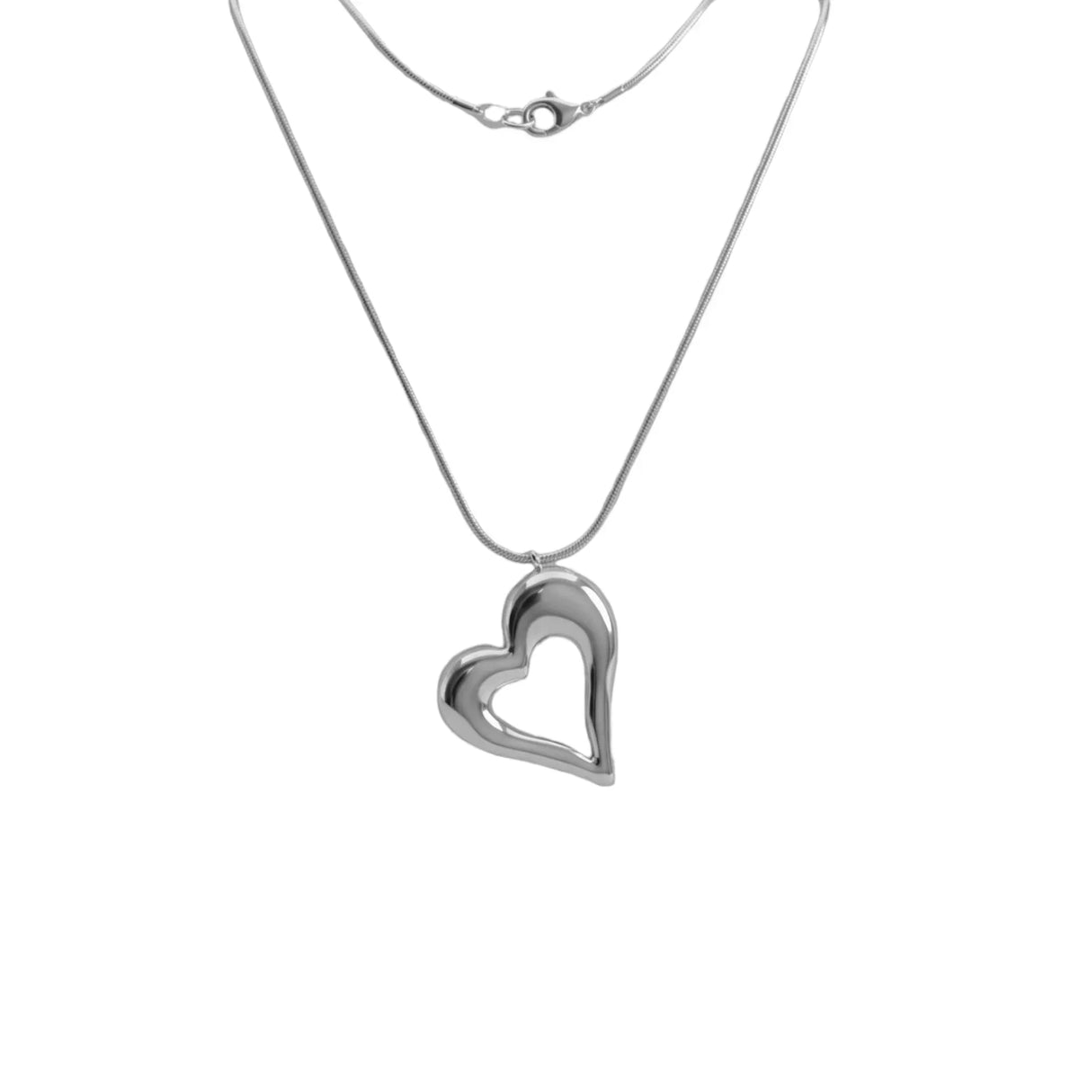 Colgante Largo 80 cm con Corazon