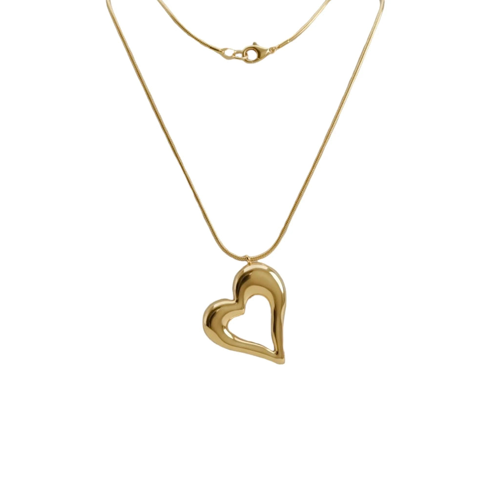 Colgante Largo 80 cm con Corazon