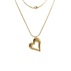 Colgante Largo 80 cm con Corazon