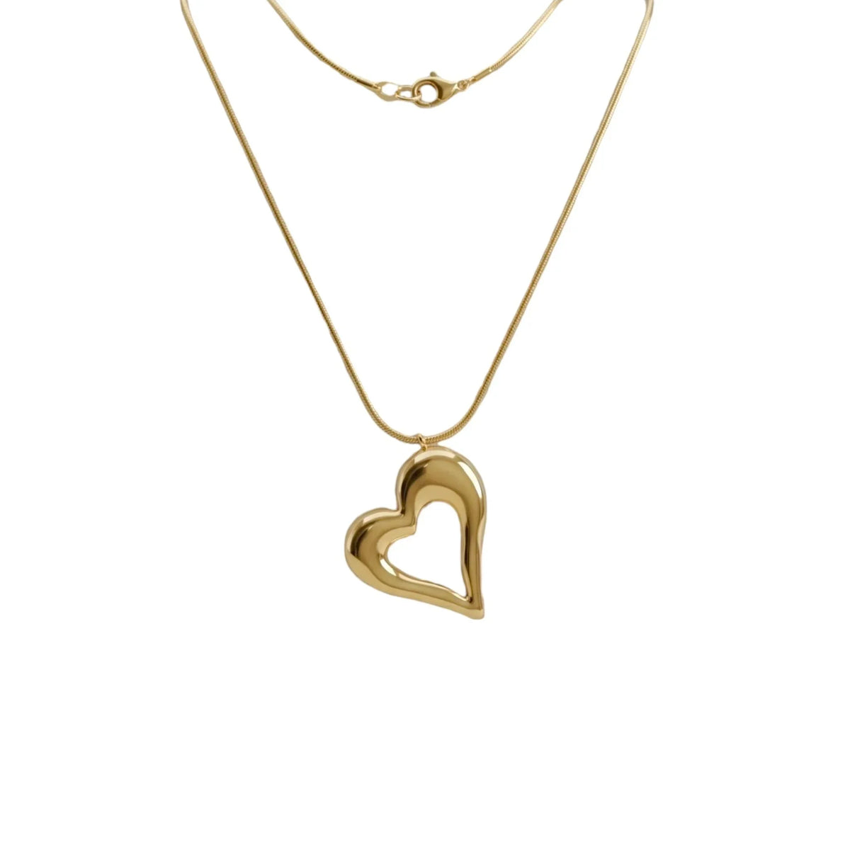 Colgante Largo 80 cm con Corazon