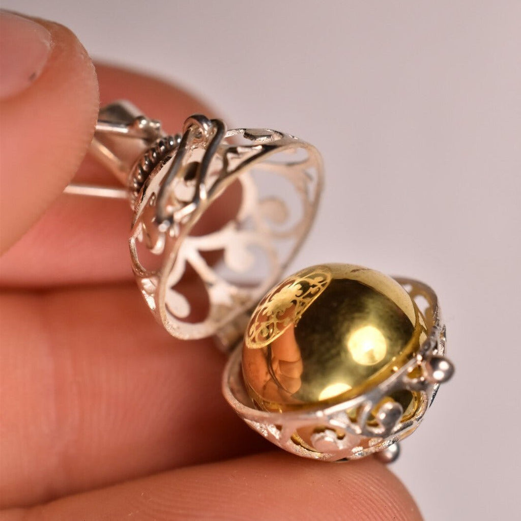 Colgante Llamador de Angel 'Luz en el Camino'- Plata de Ley 925