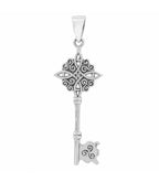 Colgante Llave Nudo de Bruja  - Plata de Ley 925