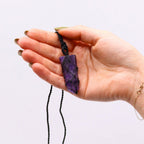 Colgante Macramé Punta de Amatista