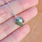 Colgante Moldavita - Engarce de Plata de Ley 925