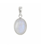 Colgante 'Nanshe' de Piedra de Luna y Plata de Ley 925
