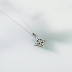 Sterling Silver 925 Witch Knot Pendant