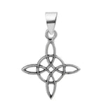Sterling Silver 925 Witch Knot Pendant