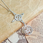 Colgante Nudo de Bruja & Tetragramaton S925 'Brillante'