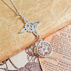 Colgante Nudo de Bruja & Tetragramaton S925 'Brillante'