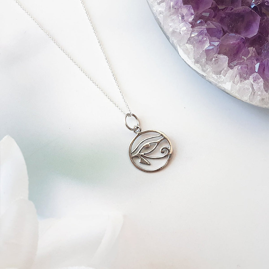 Colgante Ojo de Horus en Plata de Ley 925 - Amuleto Protector