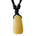 Colgante rodado de Jade Amarillo