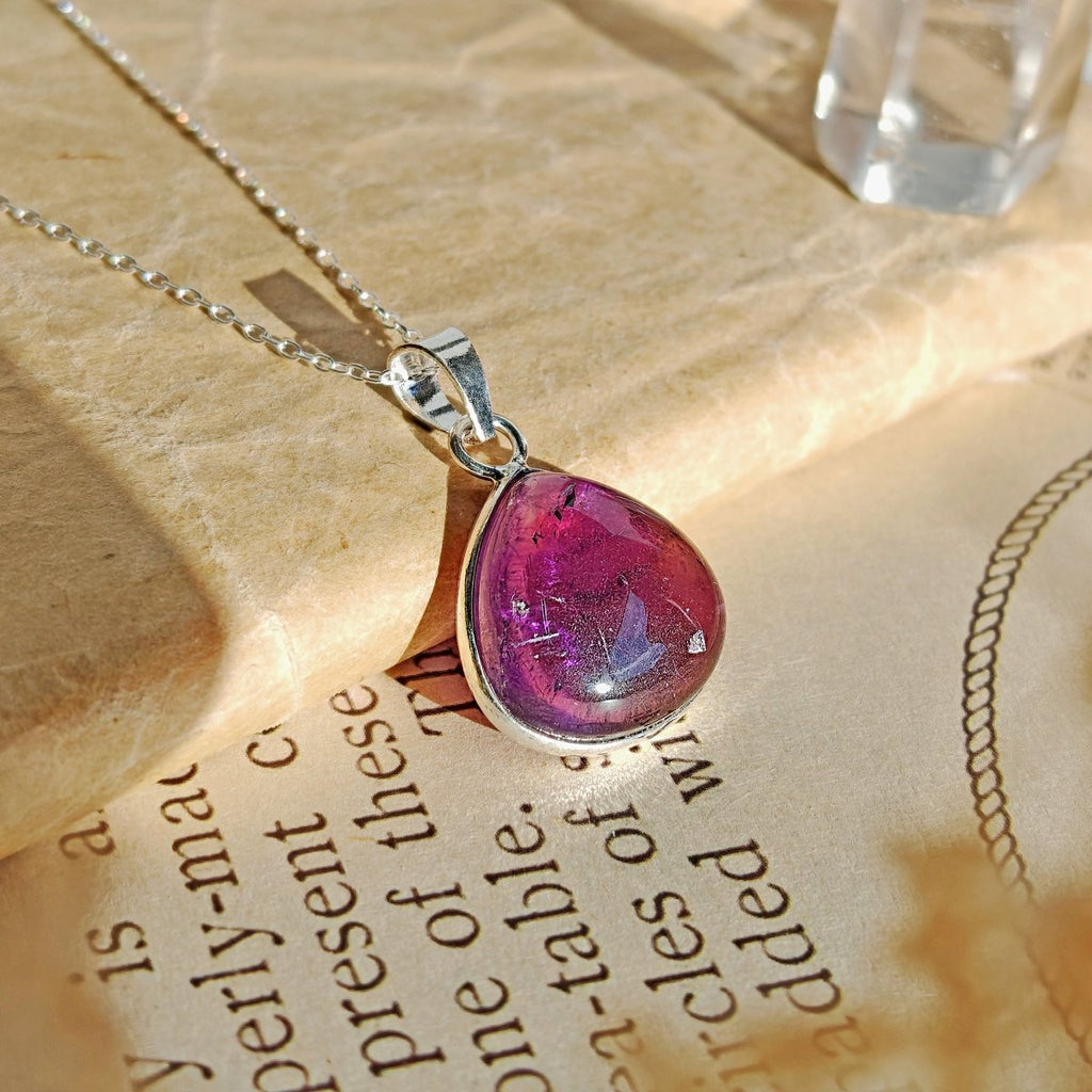 Colgante 'Sedna' de Amatista y Plata de Ley 925