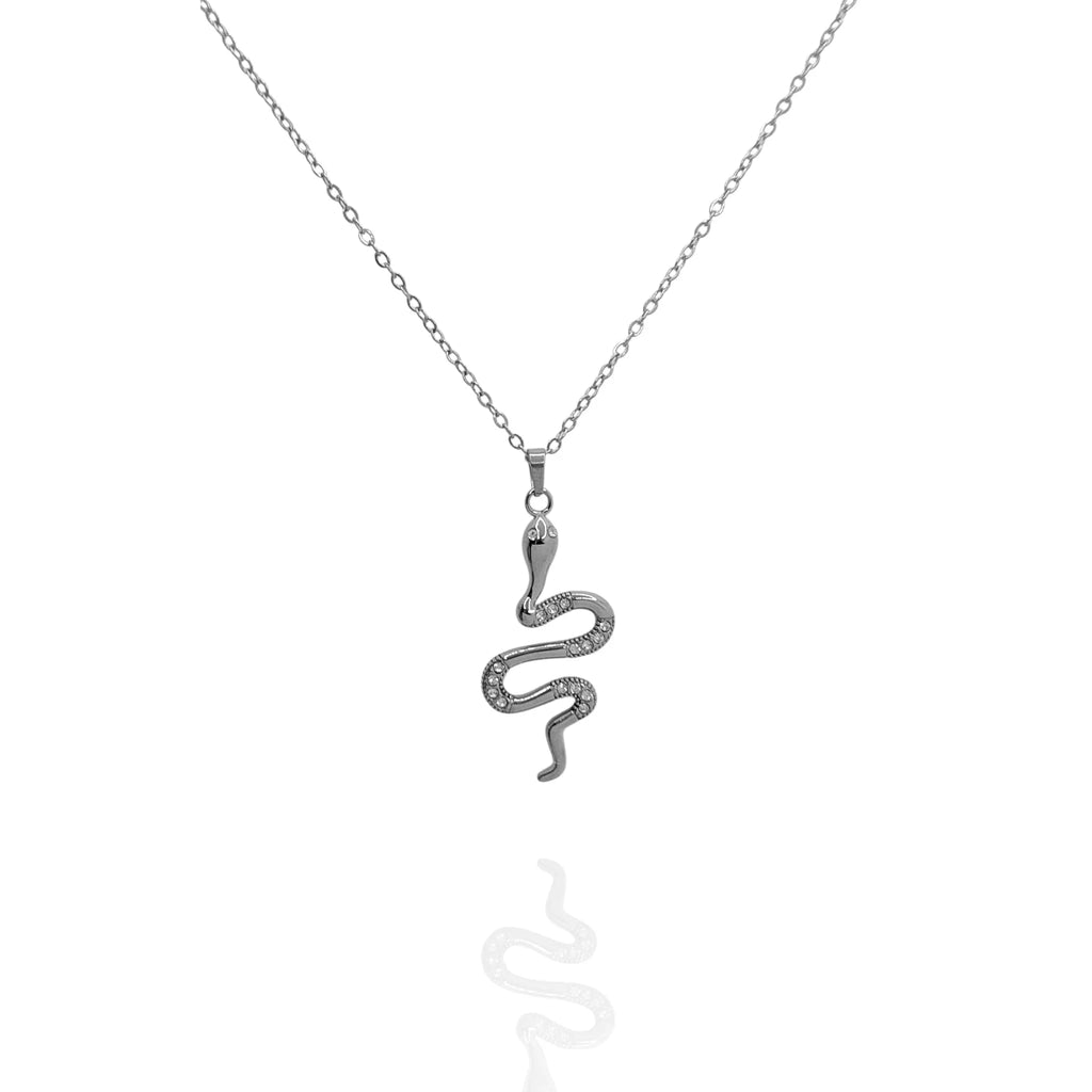 Colgante Serpiente con zircones