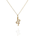Colgante Serpiente con zircones