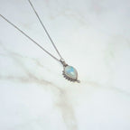 Colgante Varanasi Piedra de Luna y Plata de Ley 925