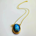 Colgante Labradorita Oval