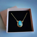 Colgante Labradorita Oval