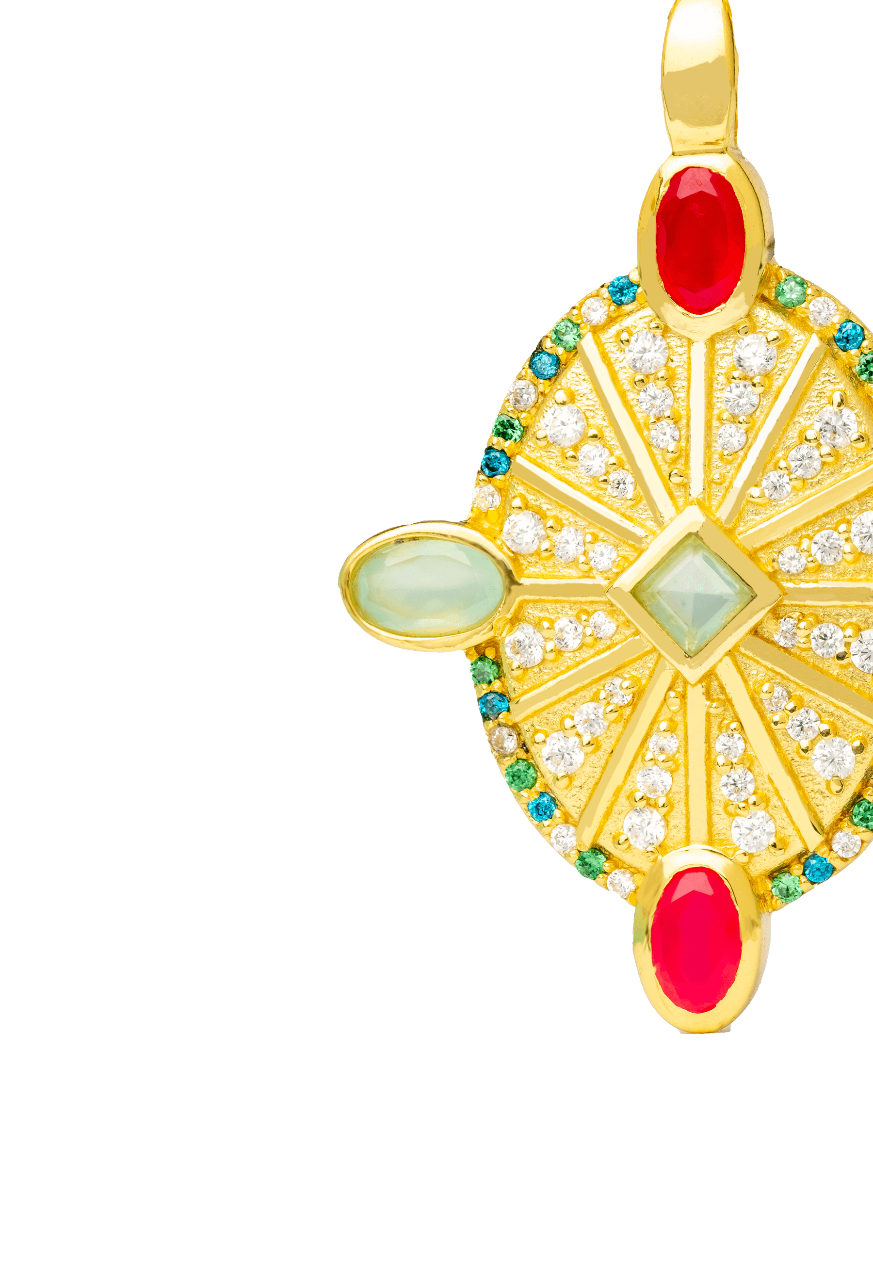 Collar Medalla Odeon Multicolor
