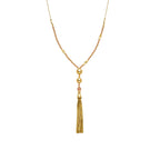 Collar acabado en oro amarillo 18K
