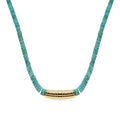 Collar acabado en oro amarillo de 18 kts