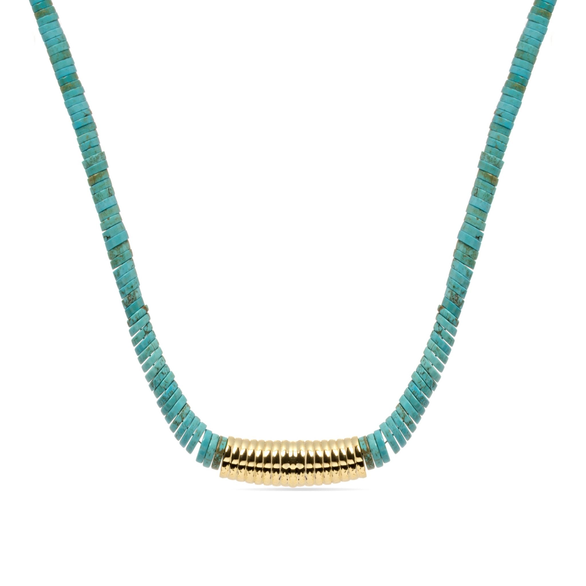 Collar acabado en oro amarillo de 18 kts