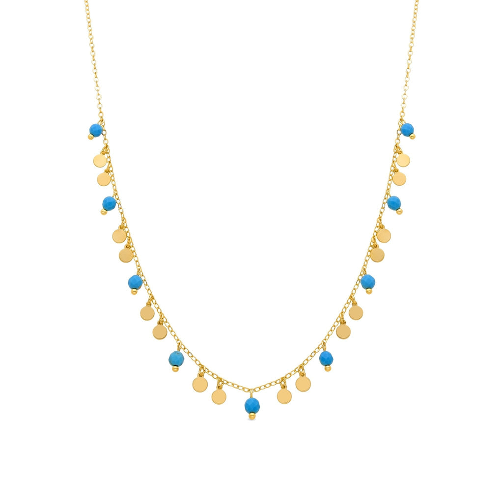 Collar acabado en oro amarilo 18k